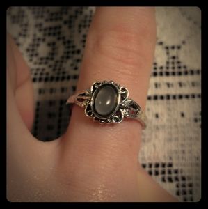 Size 6 8.5 & 9 Quartz Ring 925 Sterling Silver
